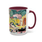 Matisse, Henri - The Joy of Life (1905) - Colorful Accent Mugs