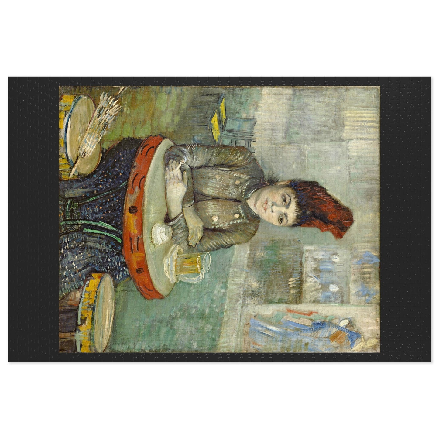 Van Gogh's "Agostina Segatori Sitting in the Café du Tambourin" - 1000pc Jigsaw Puzzle
