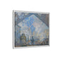 Monet, Claude - Le Gare Saint-Lazare (1877) - Matte Canvas, Framed