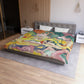 Matisse, Henri - The Joy of Life (1905) - Microfiber Duvet Cover