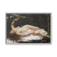 Courbet, Gustave - Woman with a Parrot (1866) - Matte Canvas, Framed