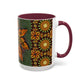 Pacio, Adam - Monarch Butterfly Mandala - Colorful Accent Mugs