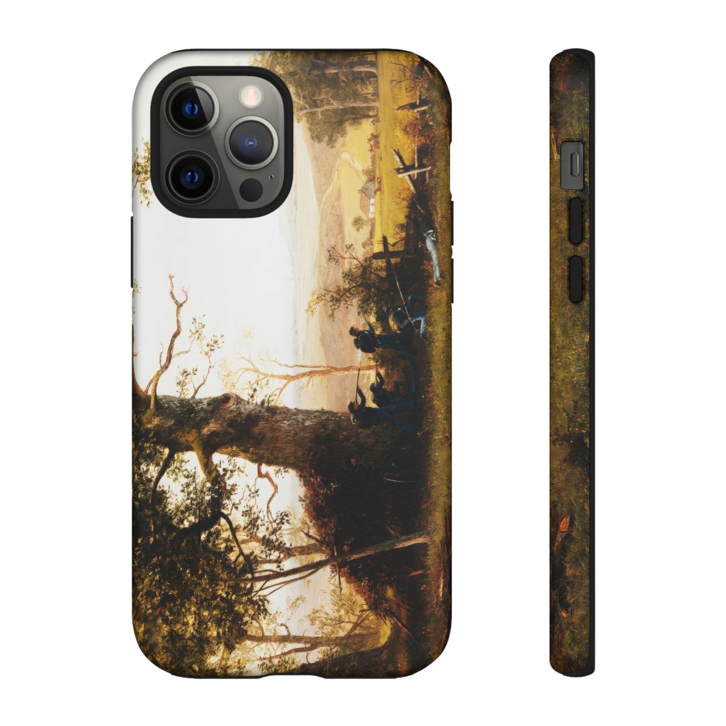Bierstadt, Albert -  Guerrilla Warfare (1861) - Tough Phone Cases