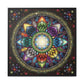 Mystic Jewel Mandala - Framed Matte Canvas