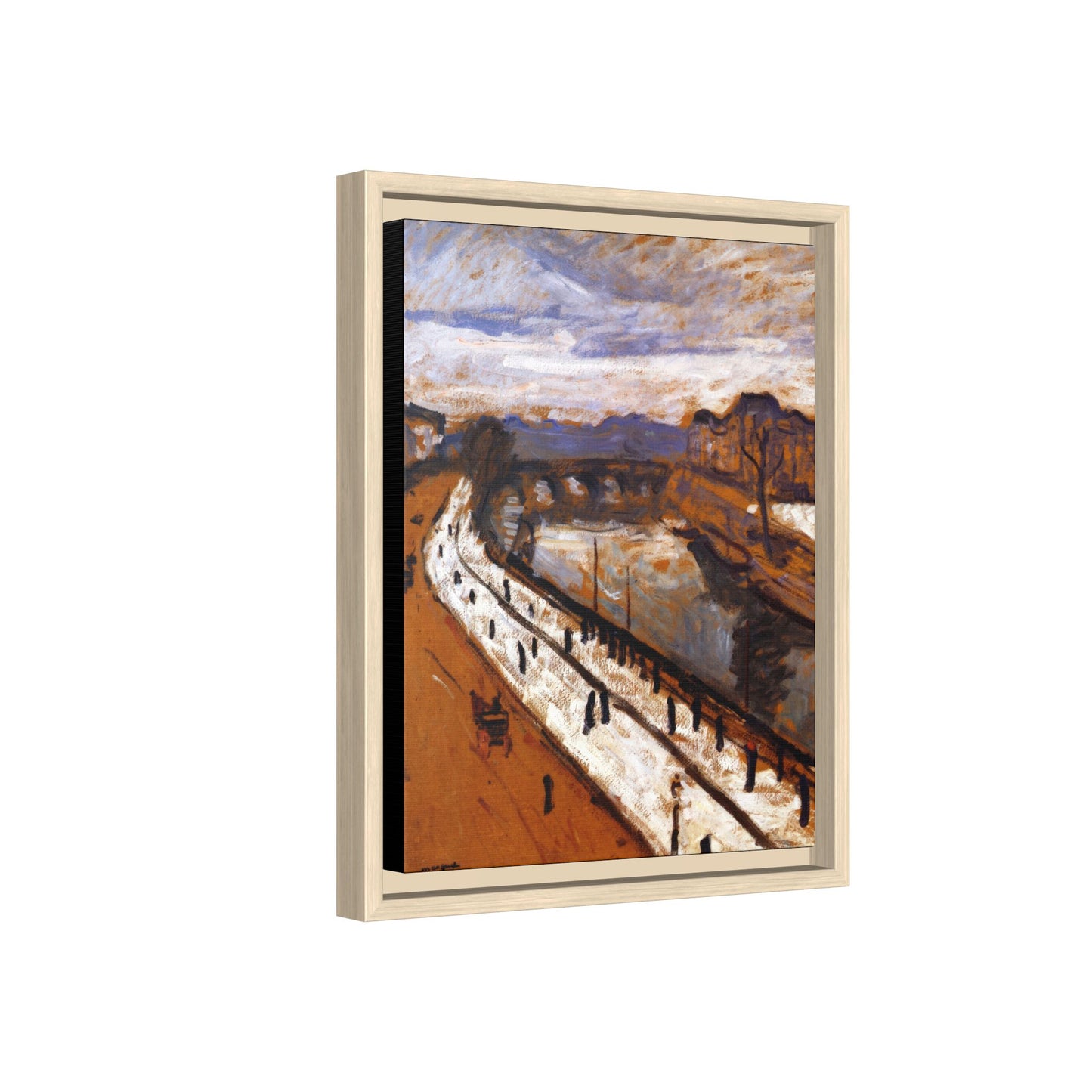 Marquet, Albert - Quai des Grands-Augustins (1905) - Matte Canvas, Framed