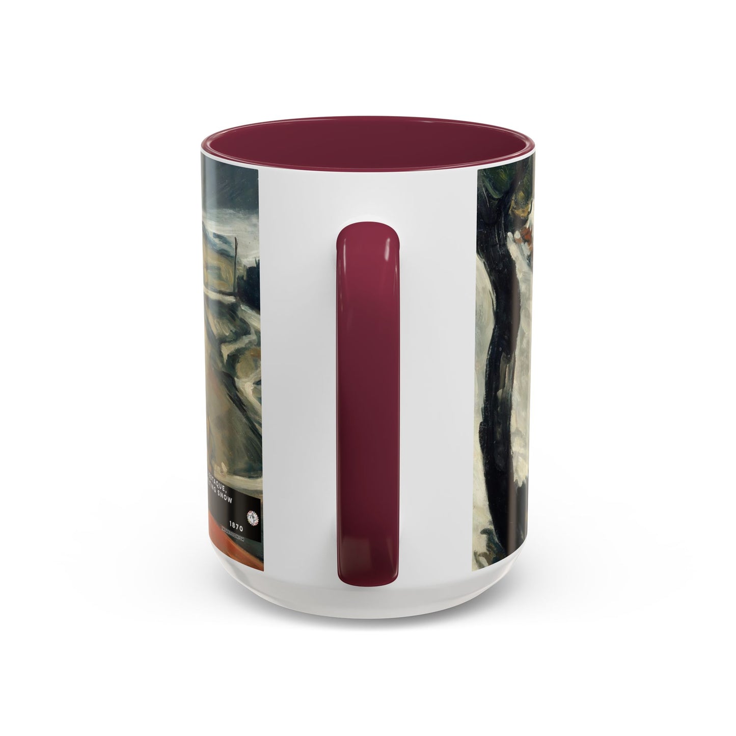 Cézanne, Paul - A Modern Olympia (1874) - Colorful Accent Mugs