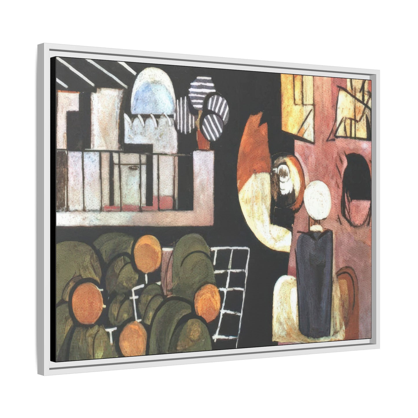 Matisse, Henri - The Moroccans (1916) - Matte Canvas, Framed