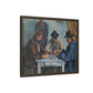 Cézanne, Paul - The Card Players (1892) - Matte Canvas, Framed