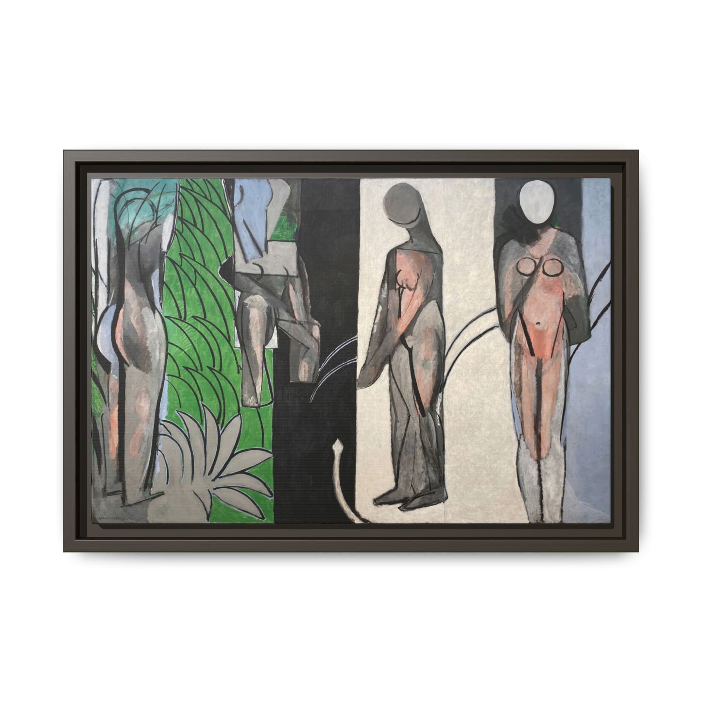 Matisse, Henri - Bathers by a River (1917) - Matte Canvas, Framed