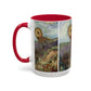 Redon, Odilon - The Cyclops (1914) - Colorful Accent Mugs