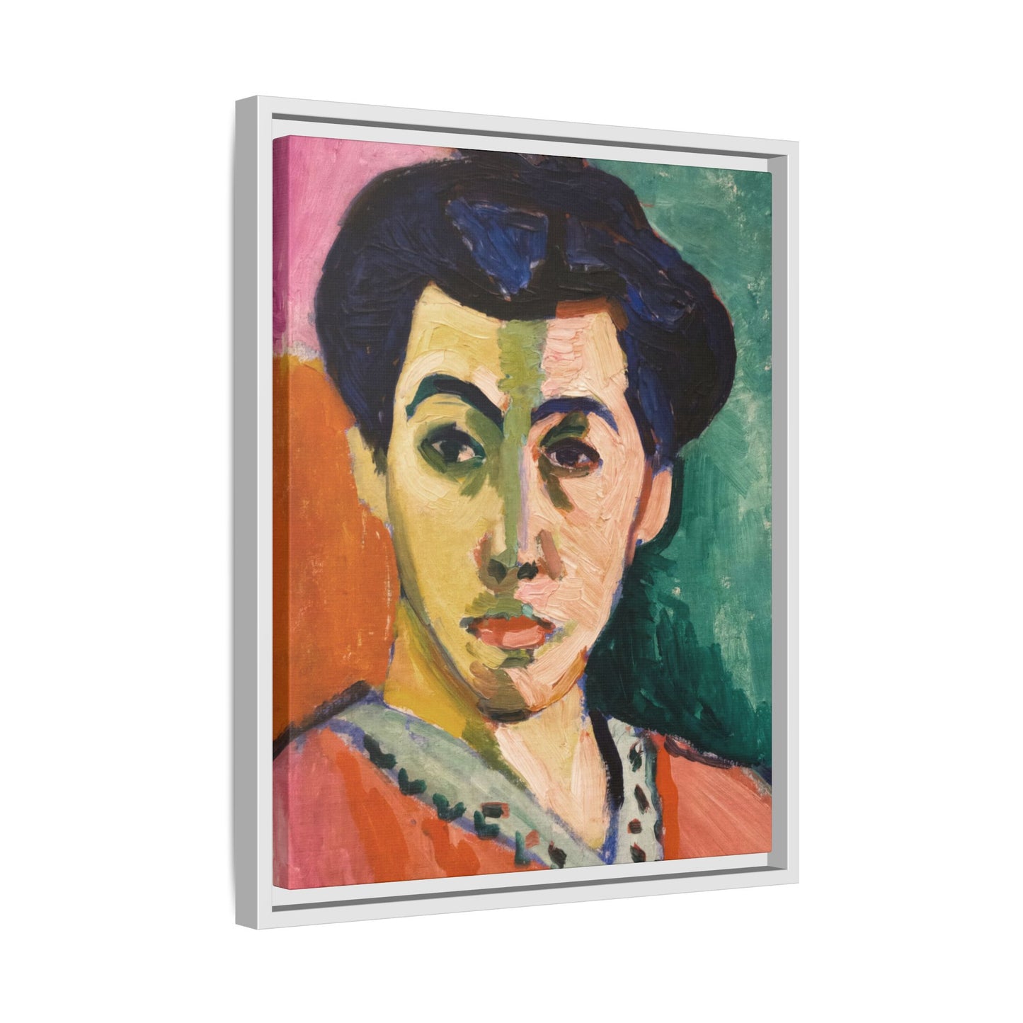 Matisse, Henri - The Green Stripe (1905) - Matte Canvas, Framed