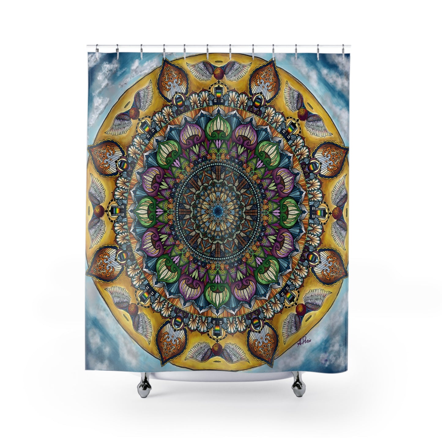 Celestia Mandala - Shower Curtains