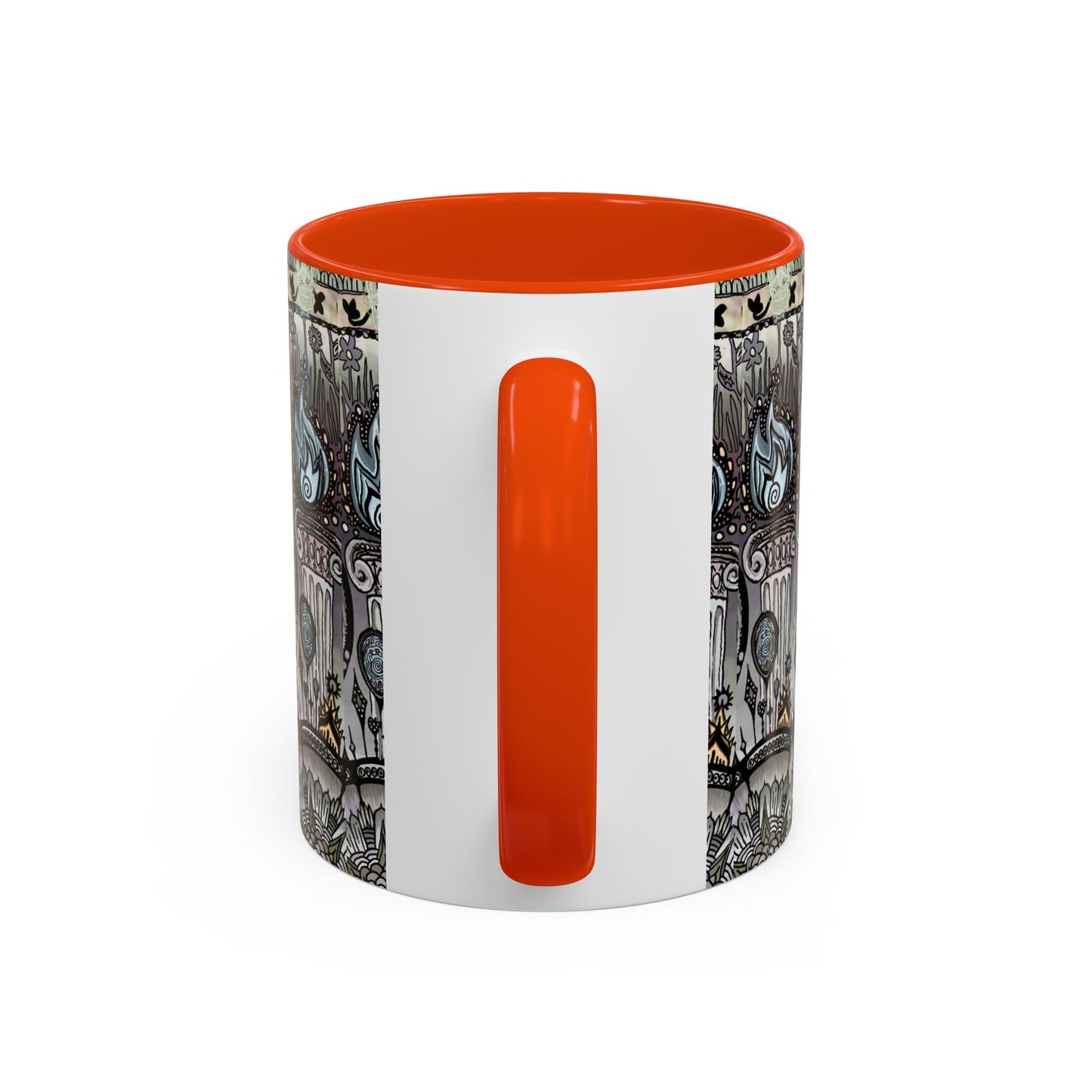 Pacio, Adam - Memento Mori Mandala - Colorful Accent Mugs
