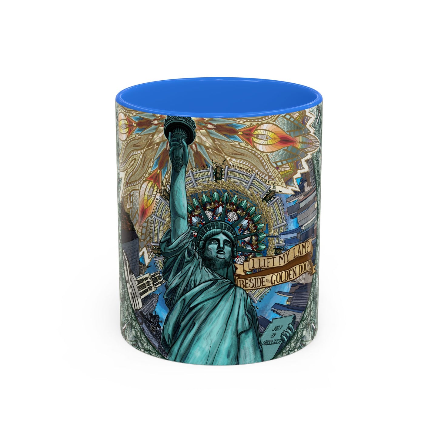 Pacio, Adam - Liberty Mandala - Colorful Accent Mugs