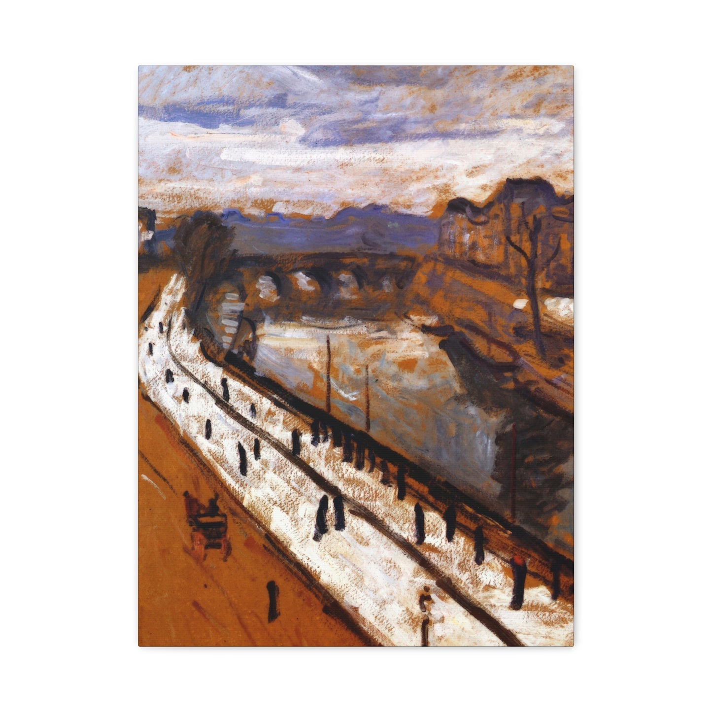 Marquet, Albert - Quai des Grands-Augustins (1905) - Canvas Block, unframed
