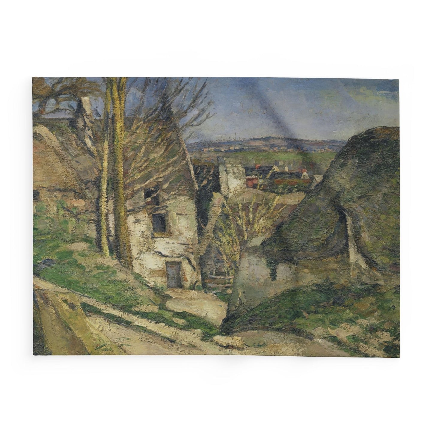 Cézanne, Paul - The House of the Hanged Man, Auvers-sur-Oise (1874) - Arctic Fleece Blanket