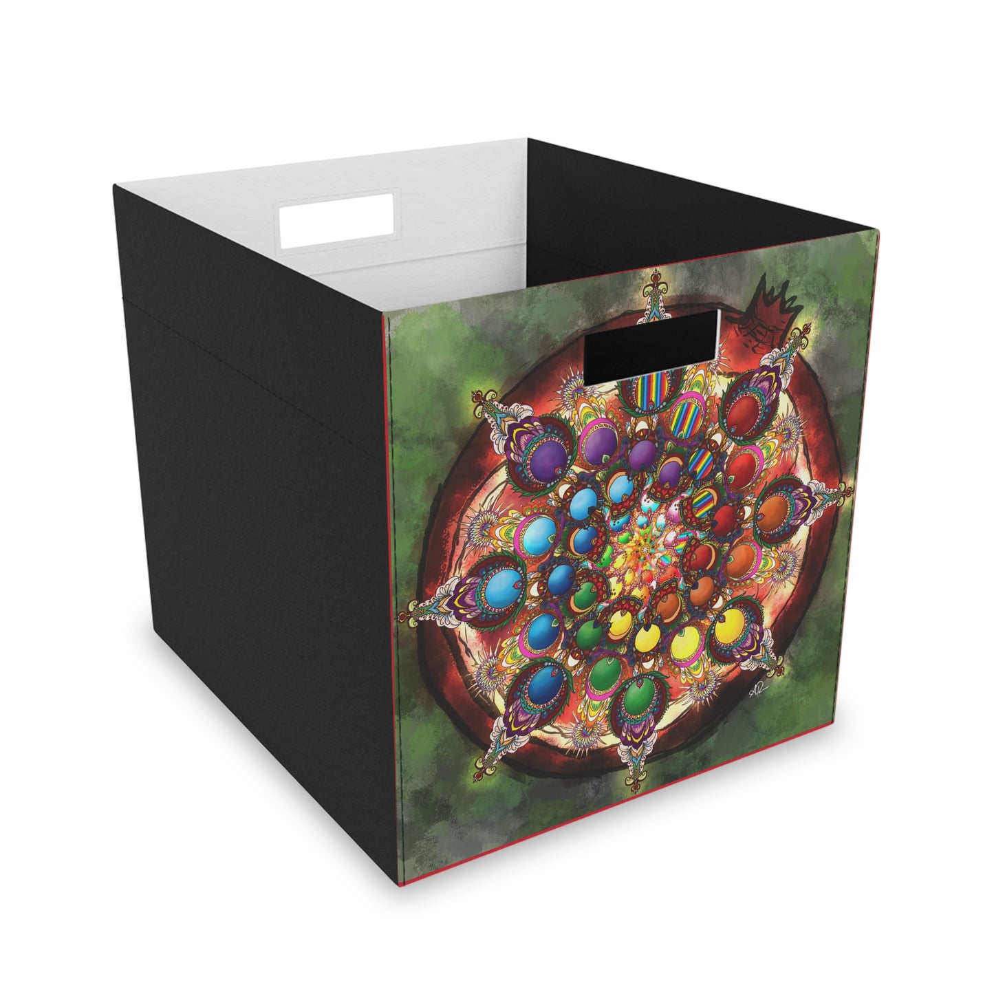 Seeds of Pride Mandala - Felt Storage Box