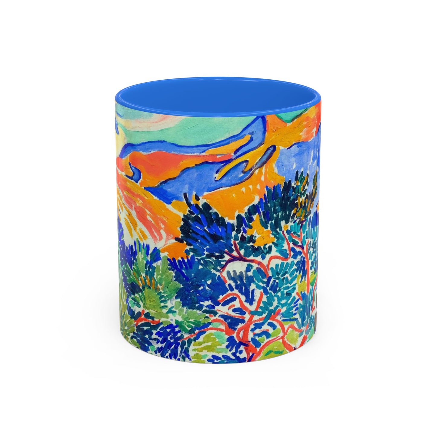 Derain, André - Mountains at Collioure (1905) - Colorful Accent Mugs
