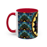 Obsidian Grandmothers Mandala - Colorful Accent Mugs