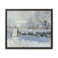 Monet, Claude - The Magpie (1868) - Matte Canvas, Framed