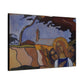 Filiger, Charles - Virgin and Two Angels (1895) - Canvas Block, unframed