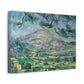 Cézanne, Paul - Mont Sainte-Victoire with Large Pine (1887) - Canvas Block, unframed