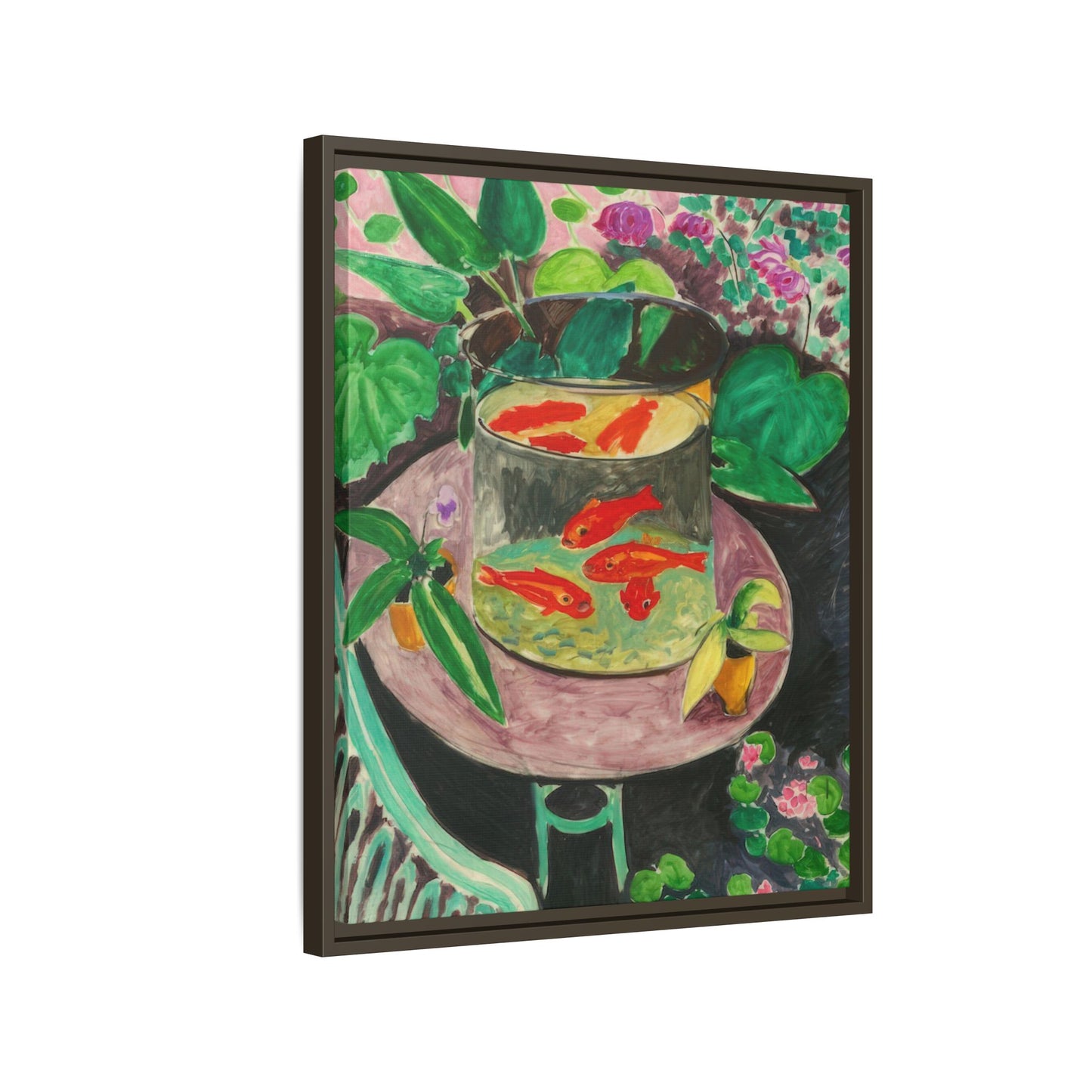 Matisse, Henri - The Goldfish (1912) - Matte Canvas, Framed