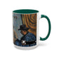 Cézanne, Paul - The Card Players (1892) - Colorful Accent Mugs
