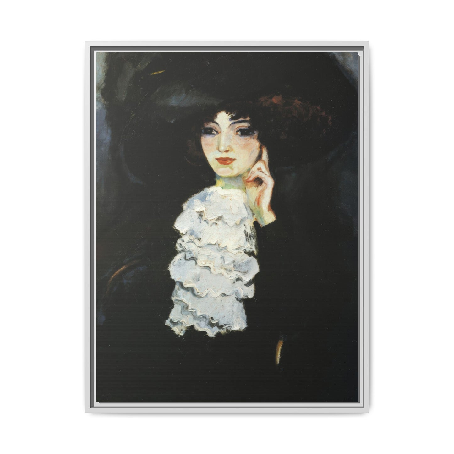 Van Dongen, Kees - Woman with Frill (1905) - Matte Canvas, Framed