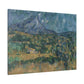 Cézanne, Paul - Mont Sainte-Victoire (1902) - Canvas Block, unframed