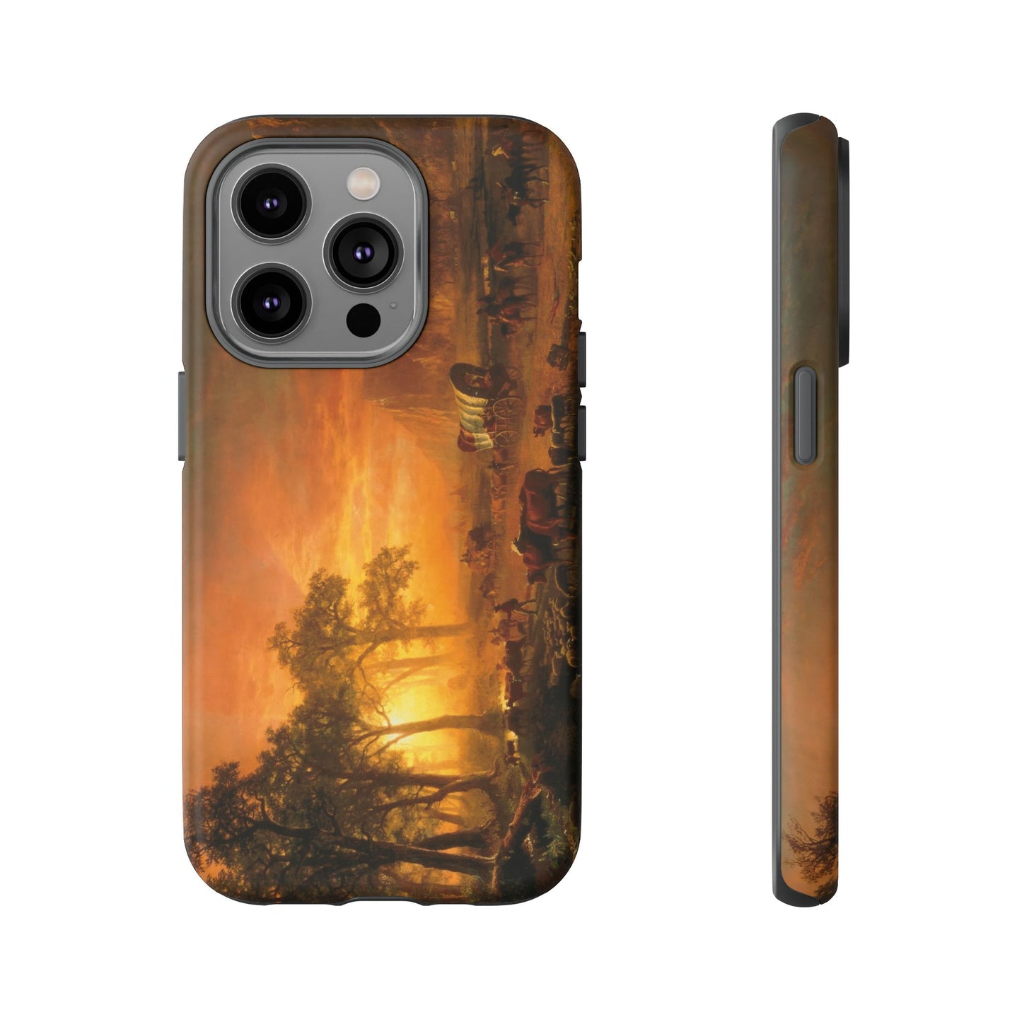 Bierstadt, Albert - Emigrants Crossing the Plains (1867) - Tough Phone Cases
