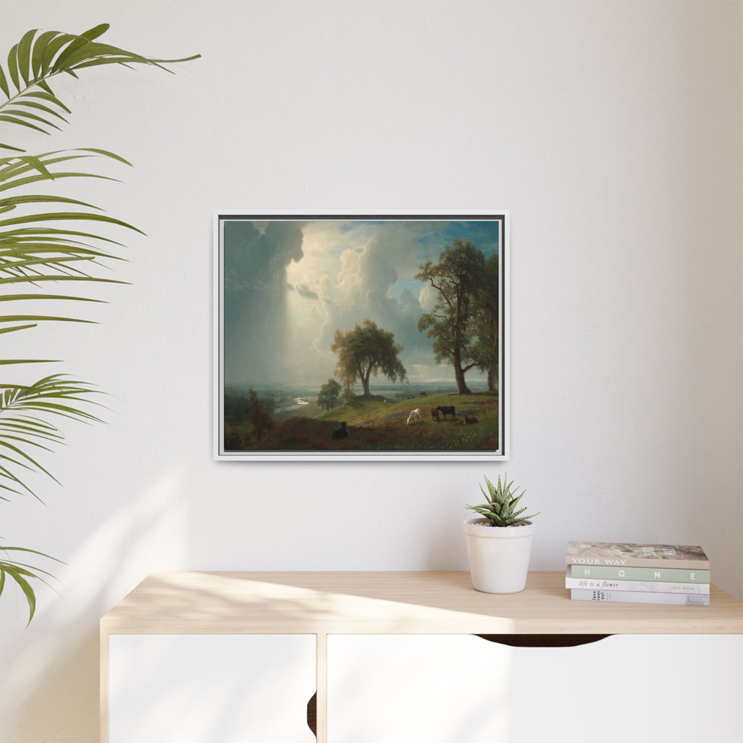 Bierstadt, Albert - California Spring (1875) - Matte Canvas, Framed