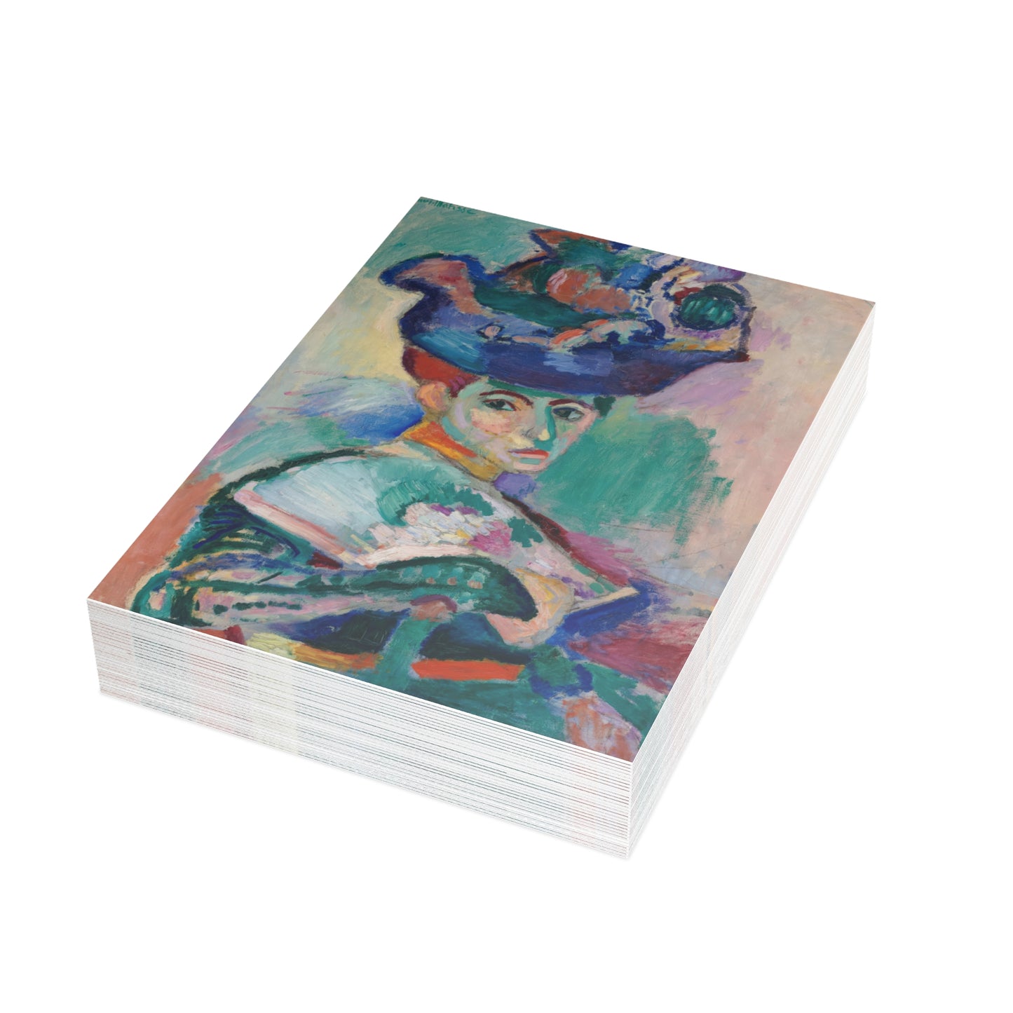 Matisse, Henri - Woman with a Hat (1905) - Postcard Bundles with Envelopes Included