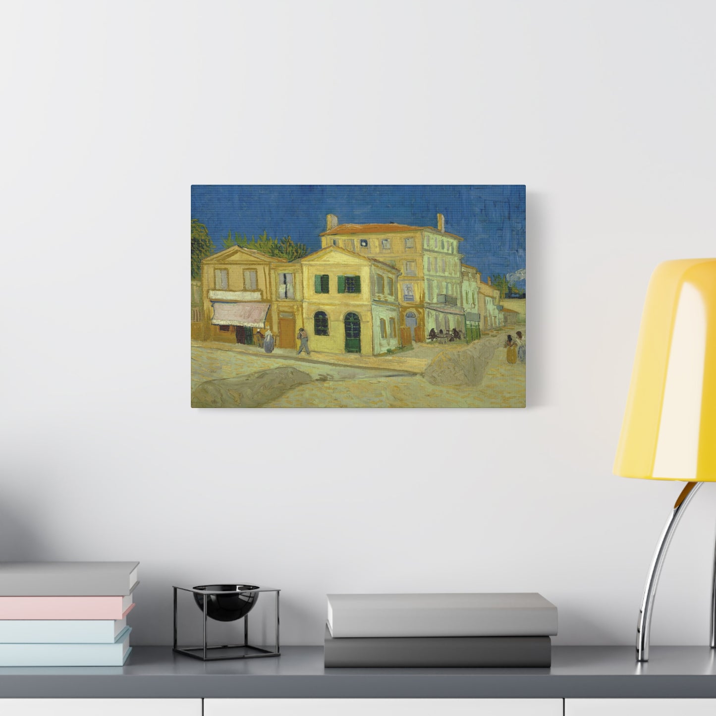 Van Gogh, Vincent - The Yellow House (1888)- Canvas Block, unframed