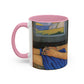 Filiger, Charles - The Recumbent Christ (1895) - Colorful Accent Mugs
