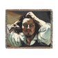 Courbet, Gustave - The Desperate Man (1843) - Woven Blanket