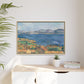 Cézanne, Paul - The Bay of Marseille, Seen from L'Estaque (1885) - Matte Canvas, Framed