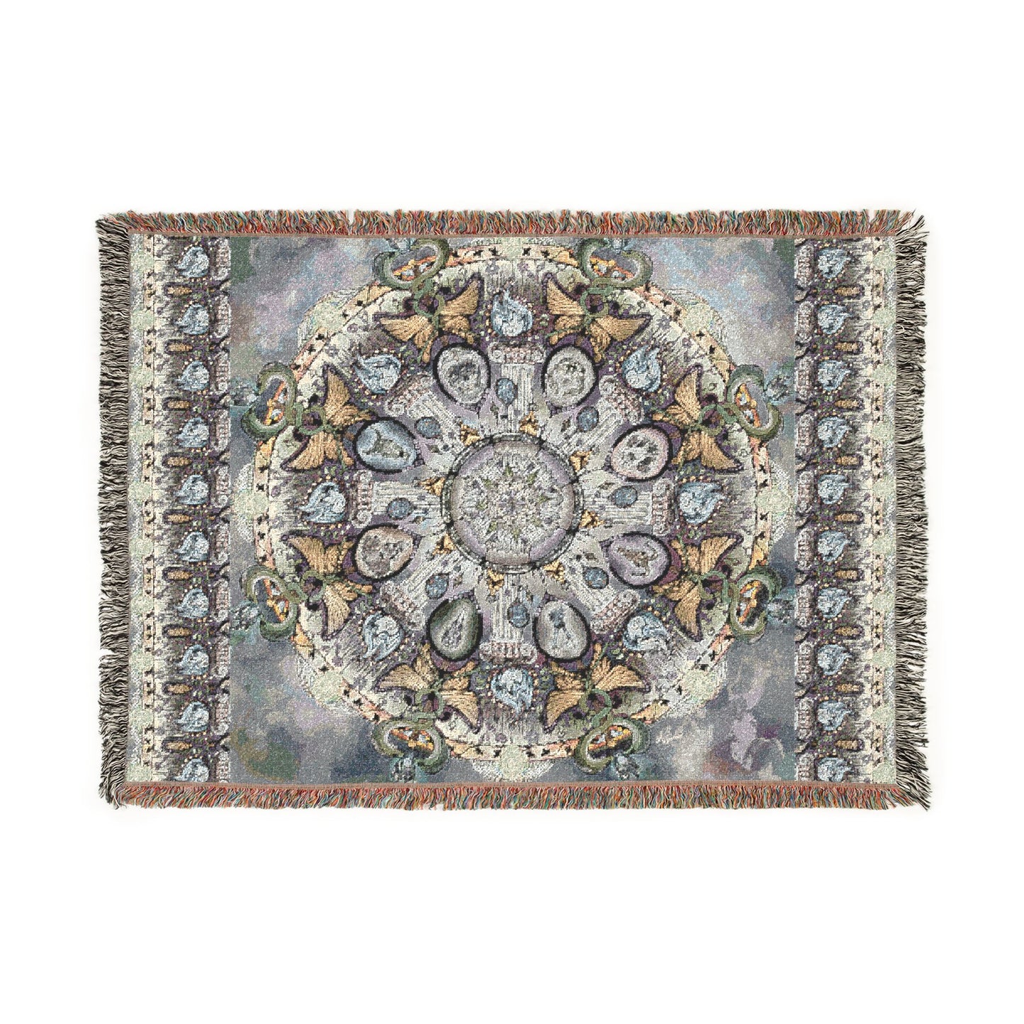 Pacio, Adam - Memento Mori Mandala - Woven Blanket