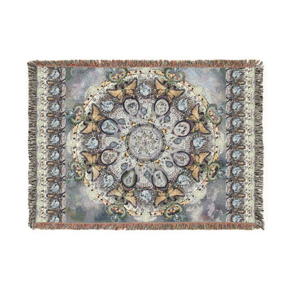 Pacio, Adam - Memento Mori Mandala - Woven Blanket