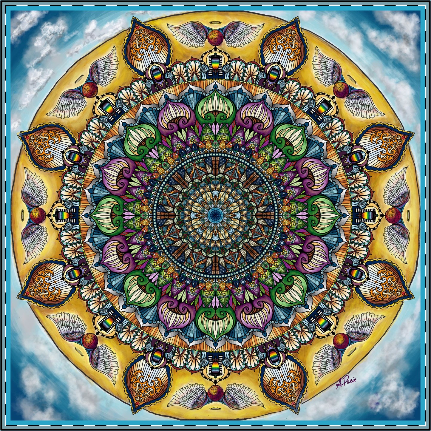 Celestia Mandala - Satin Poster