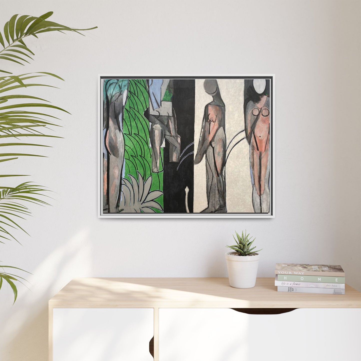 Matisse, Henri - Bathers by a River (1917) - Matte Canvas, Framed