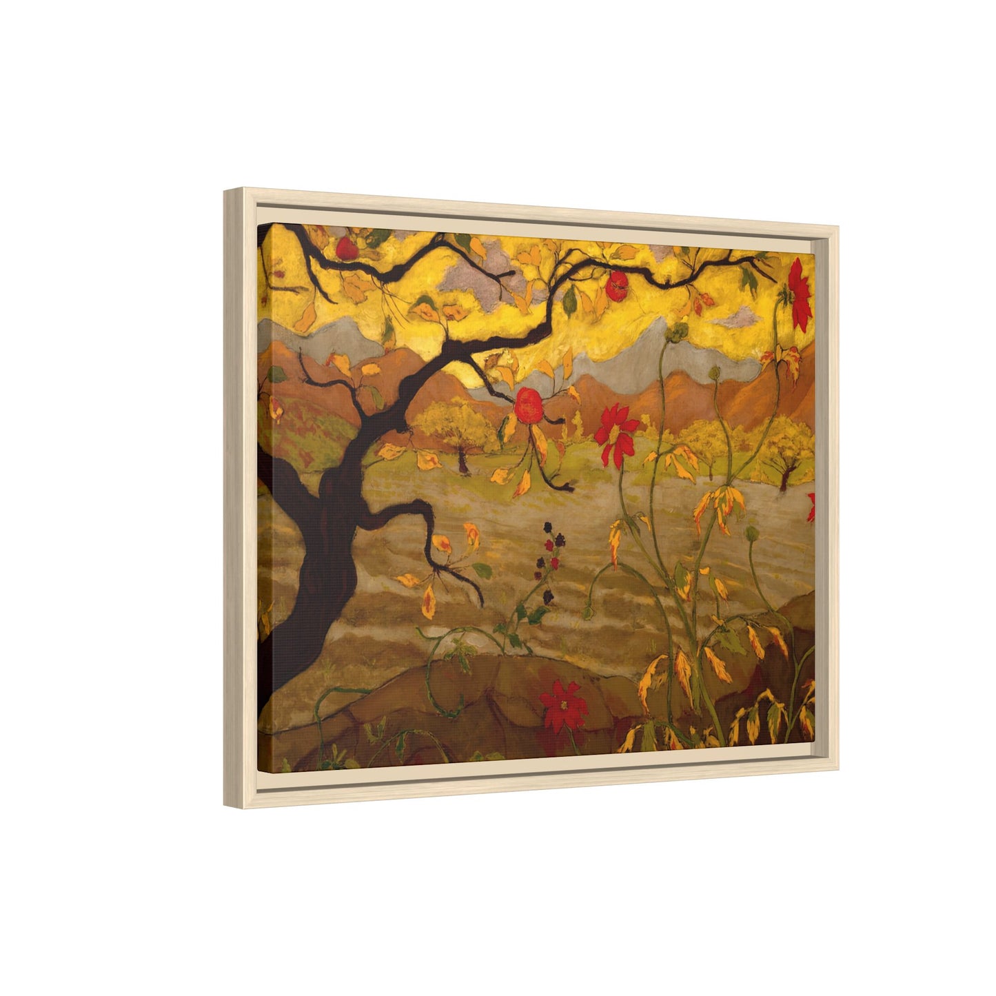 Ranson, Paul - Apple Tree with Red Fruit (1902) - Matte Canvas, Framed