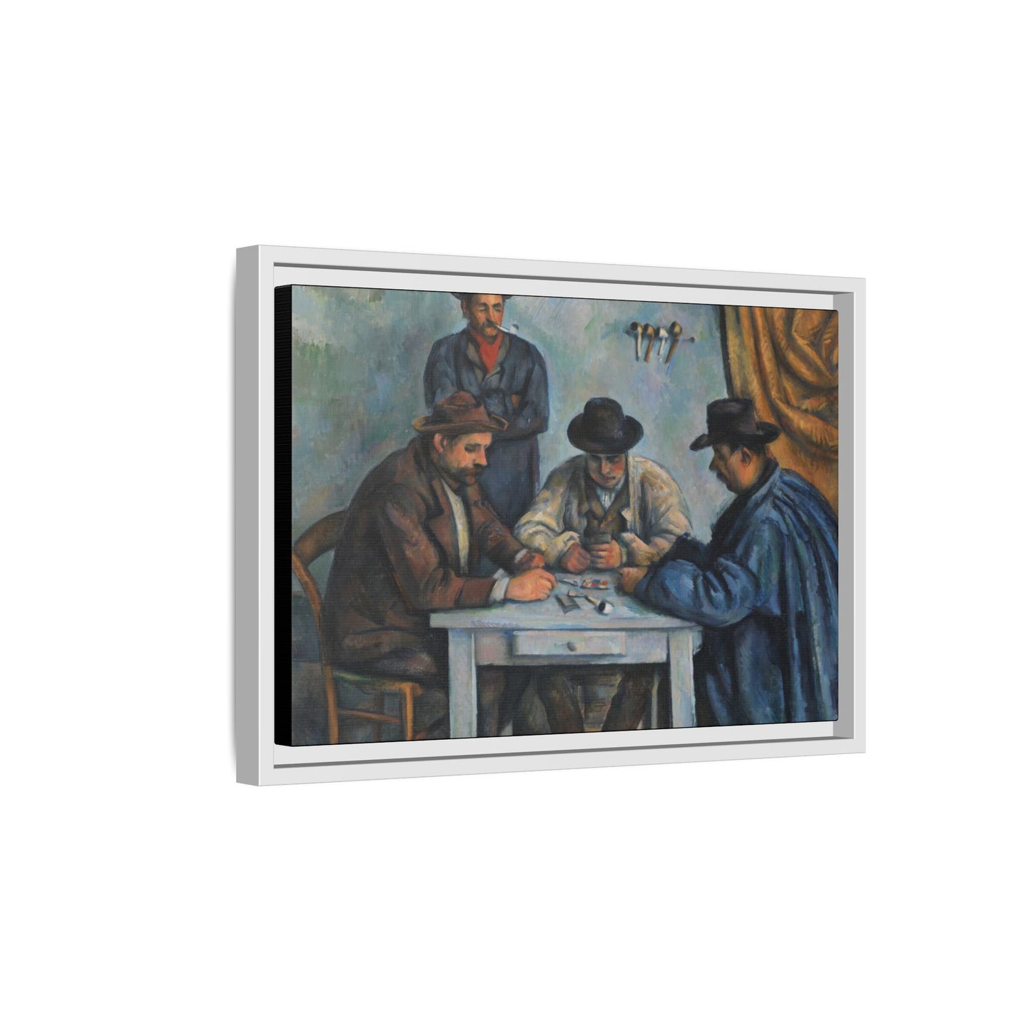 Cézanne, Paul - The Card Players (1892) - Matte Canvas, Framed