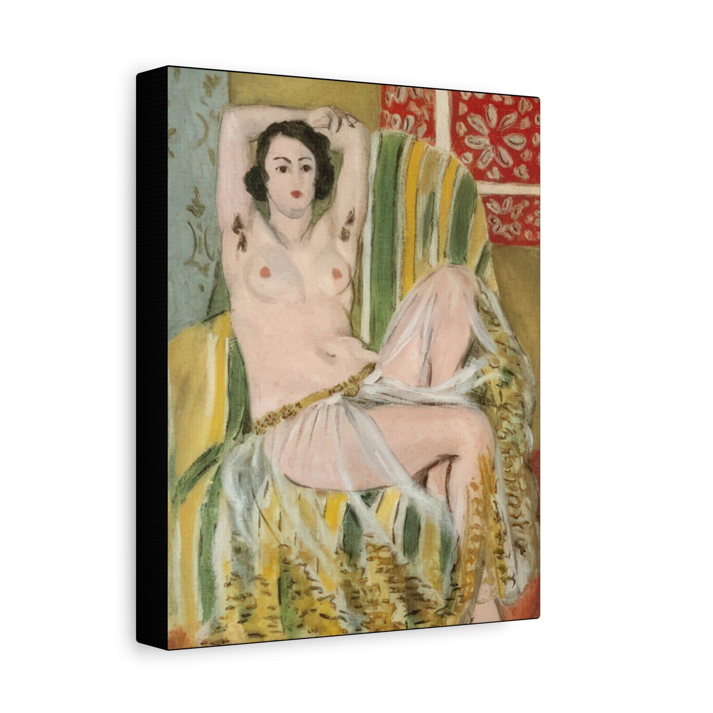 Matisse, Henri - Odalisque with Raised Arms (1923) - Canvas Block, unframed