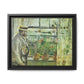 Morisot, Berthe - Eugene Manet on the Isle of Wight (1875) - Matte Canvas, Framed
