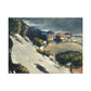 Cézanne, Paul - L’Estaque, Melting Snow (1870) - Canvas Block, unframed