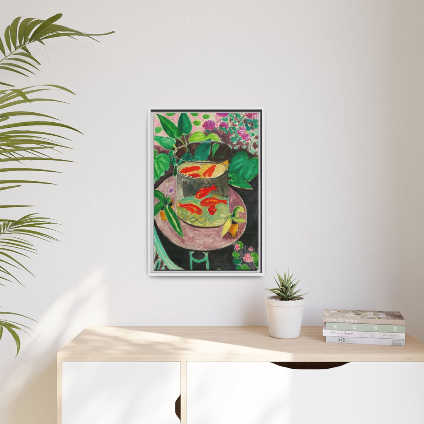 Matisse, Henri - The Goldfish (1912) - Matte Canvas, Framed