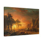 Bierstadt, Albert - Emigrants Crossing the Plains (1867) - Canvas Block, unframed