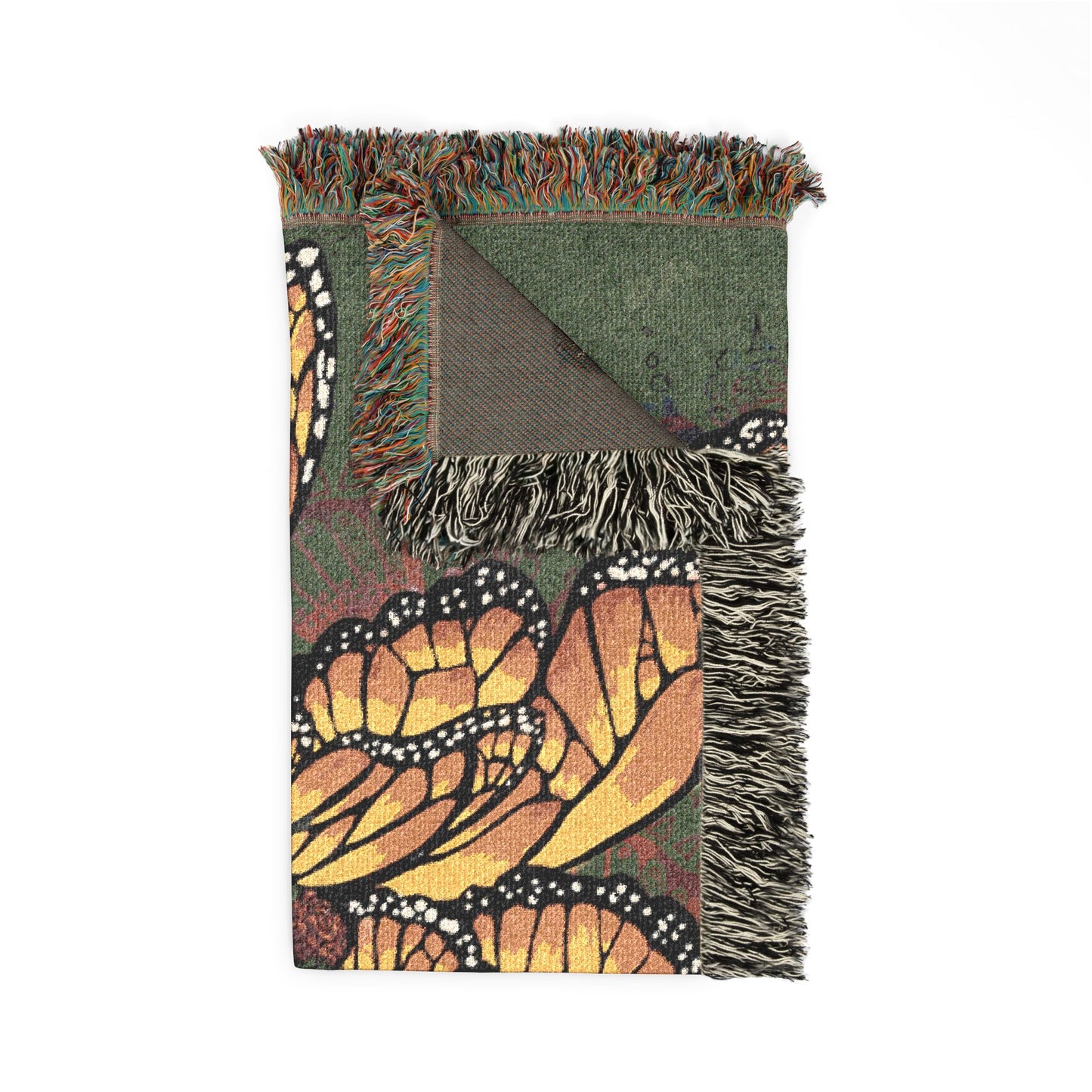 Pacio, Adam - Monarch Butterfly Mandala - Woven Blanket