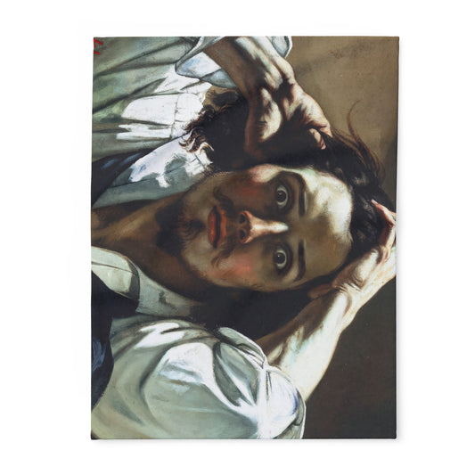 Courbet, Gustave - The Desperate Man (1843) - Arctic Fleece Blanket